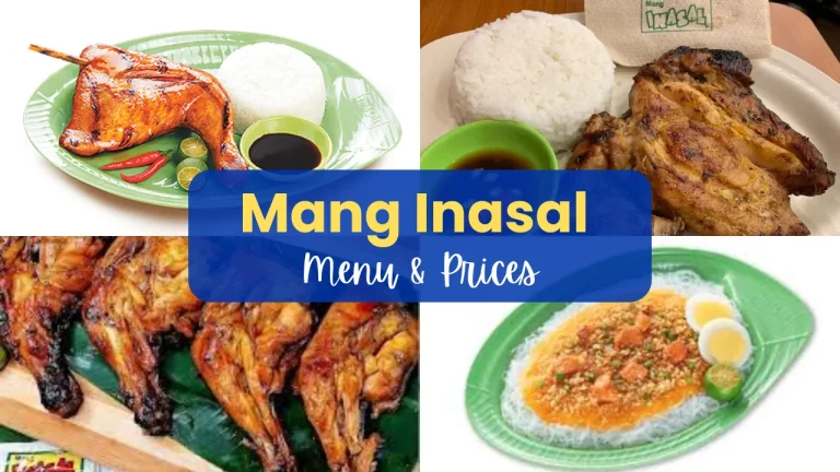 Mang Inasal menu philippines