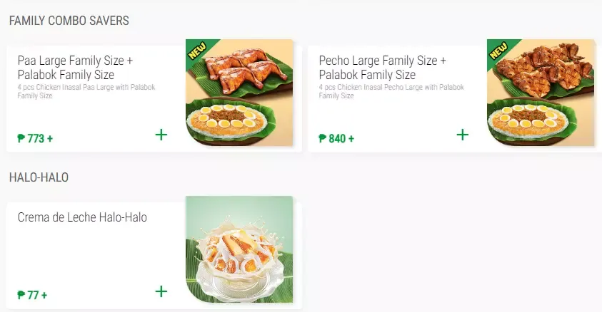 MANG INASAL HALO-HALO MENU PRICES