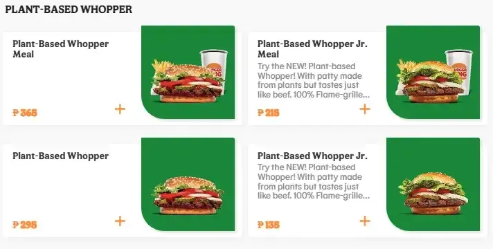 BURGER KING Plant-Based