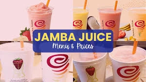 Jamba Juice menu