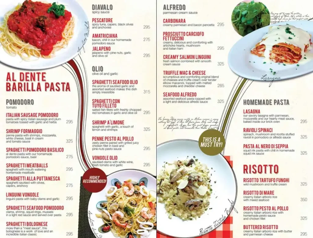 MAMA LOU’S AL DENTE PASTA PRICES