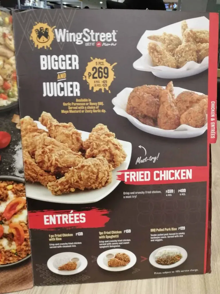 PIZZA HUT CHICKEN & SIDES PRICE