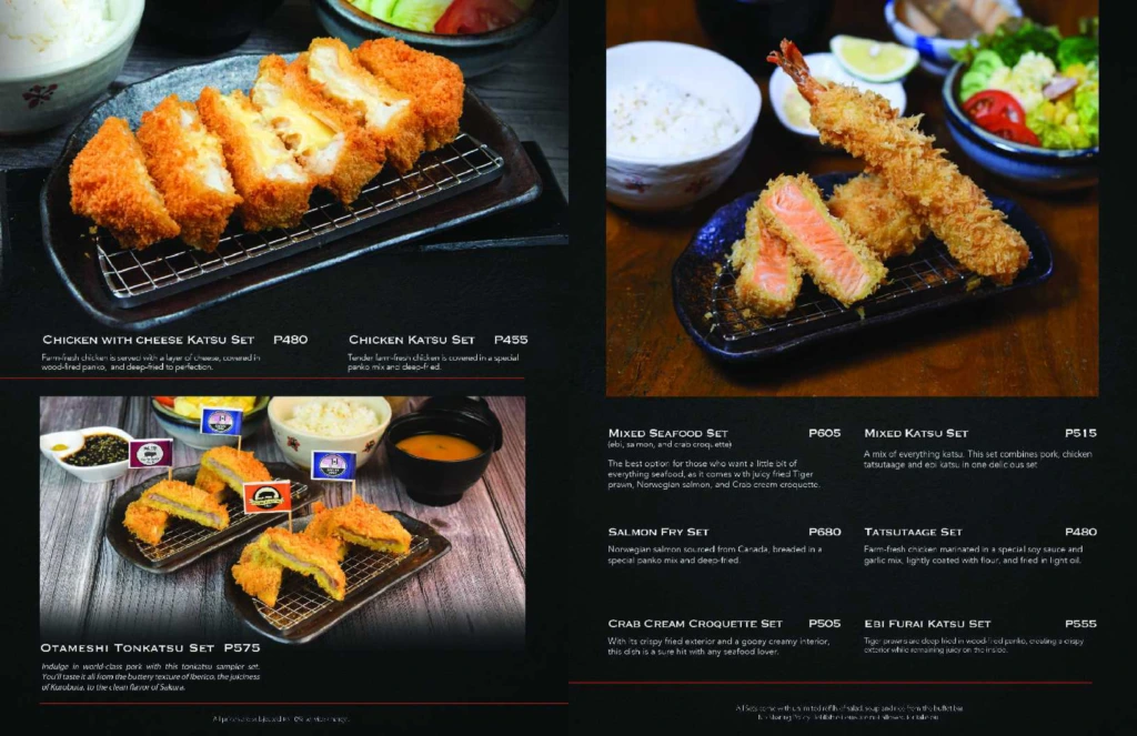 KATSU SORA MENU KATSU CURRY SET 