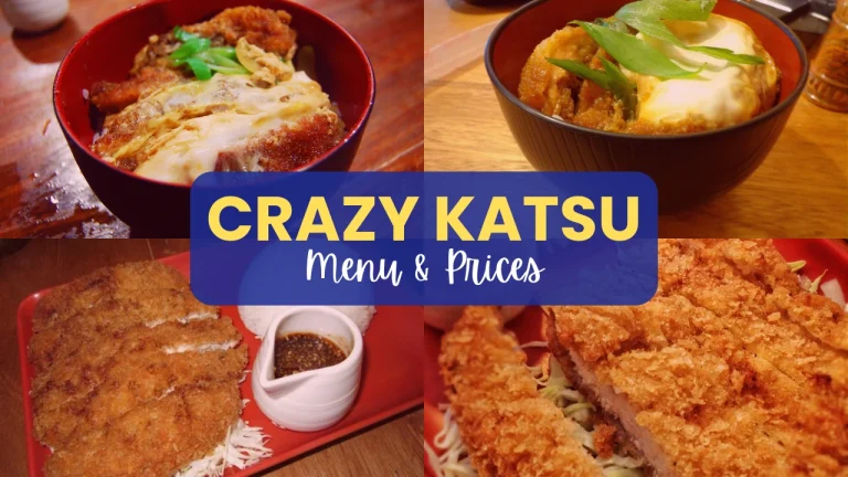 Crazy katsu menu philippines