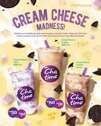 CHATIME CREAM CHEESE MENU