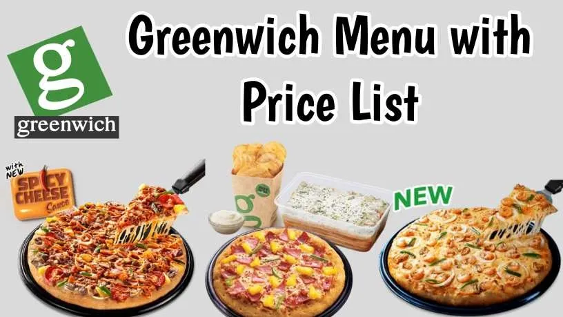 Greenwich Menu philippines