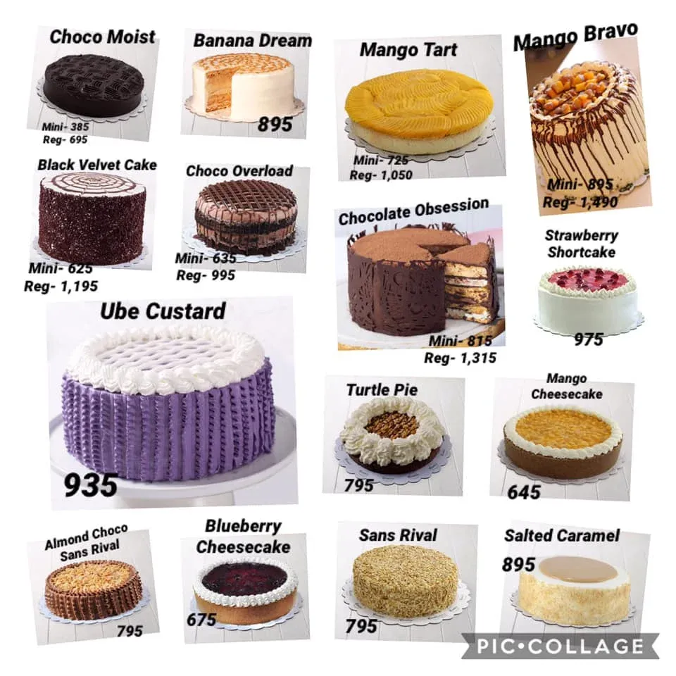 PURPLE OVEN CHEESECAKES MENU