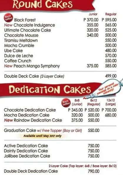 RED RIBBON DEDICATION CAKES