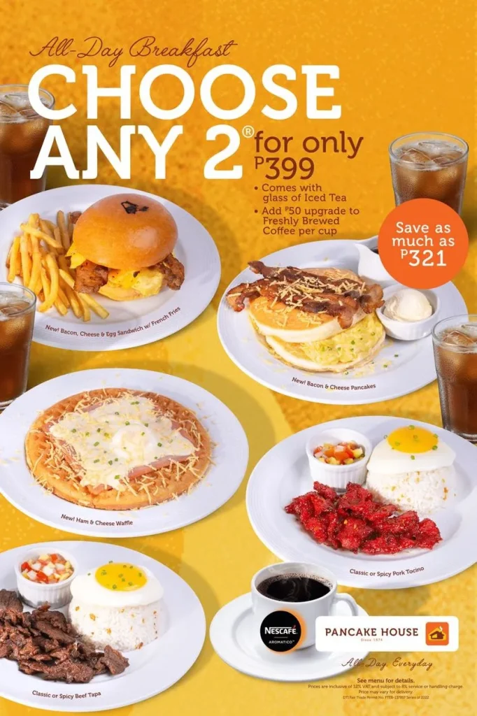 PANCAKE HOUSE MENU SETS