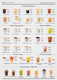 PALPITATE HOT BEVERAGES PRICES