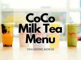 COCO TEA MENU PHILIPPINES 2024