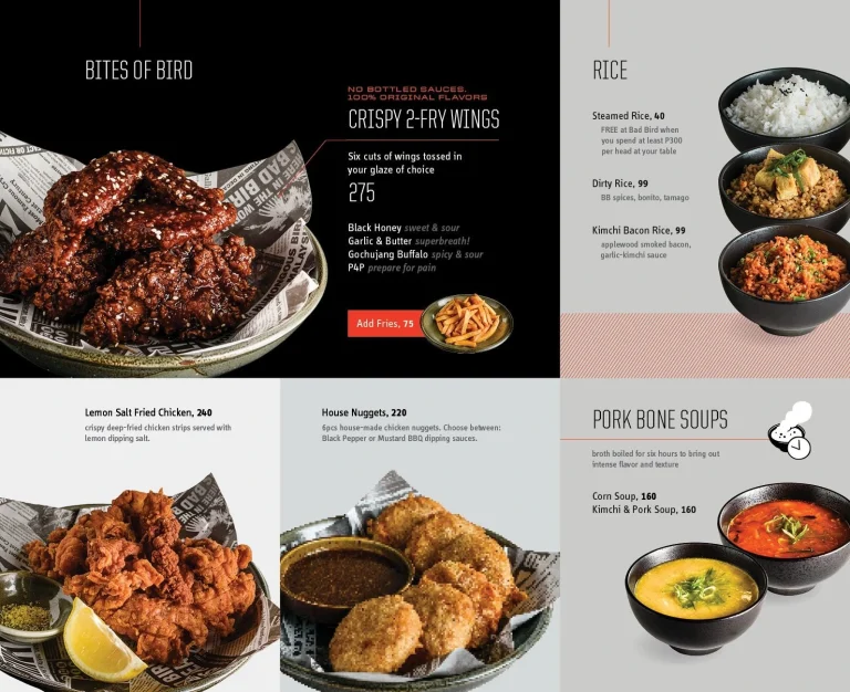 BAD BIRD MENU PHILIPPINES & UPDATED PRICES 2024