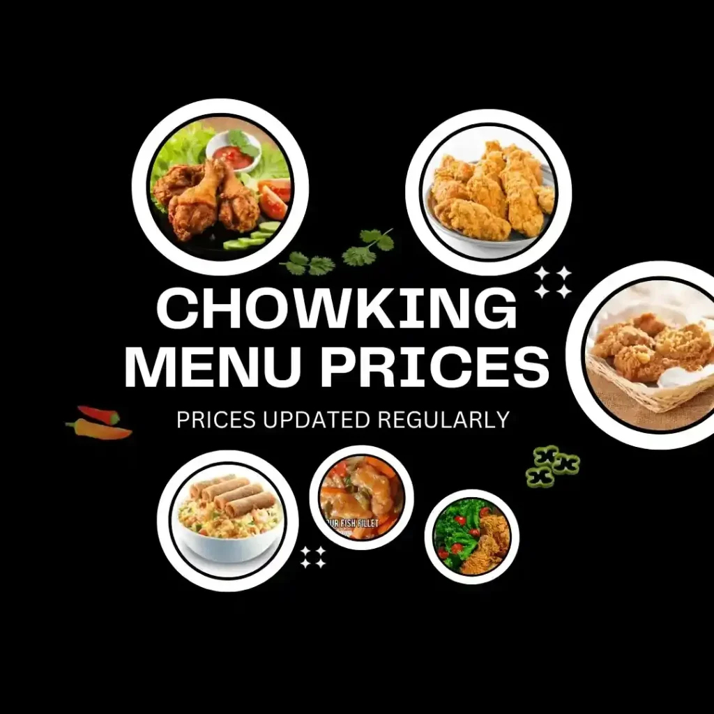 CHOWKING MENU PHILIPPINES & UPDATED PRICES 2025