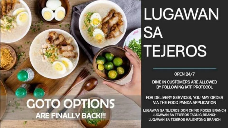 LUGAWAN SA TEJEROS LUGAW PRICES