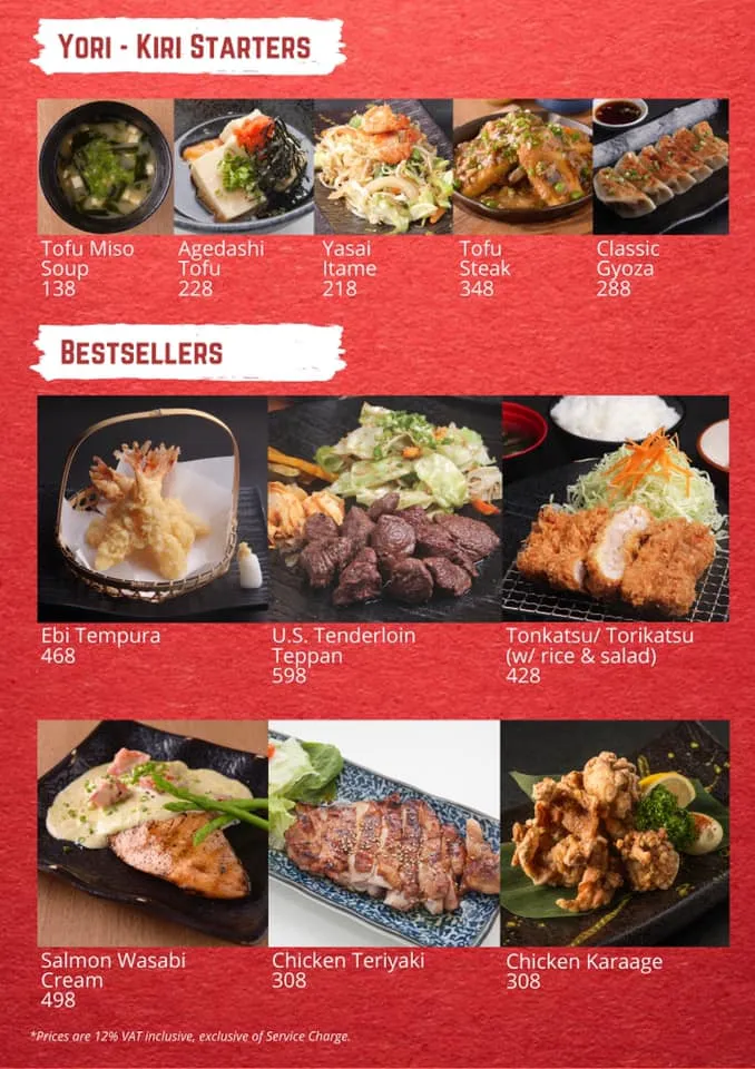 SUMOSAM BEST SELLER MENU