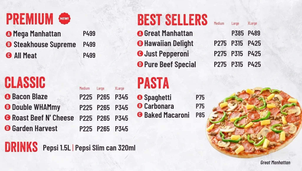 LOTS’A PIZZA BEST SELLERS PRICES