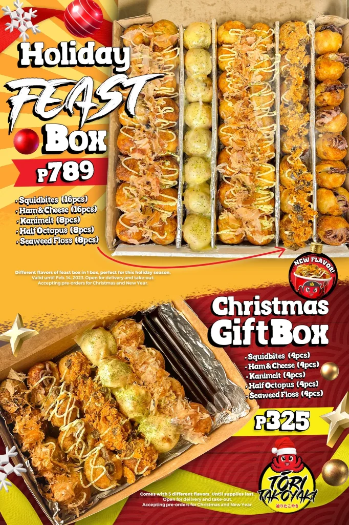 TAKOYAKI MENU PHILIPPINES & UPDATED PRICES 2025