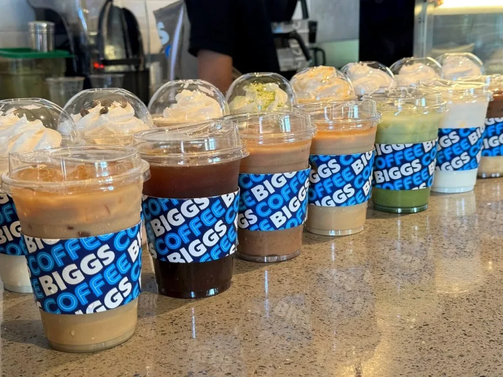 BIGGS COFFEE BEVERAGES ICE