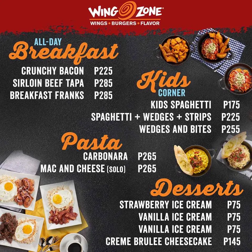 WING ZONE ALL-DAY BREAKFAST