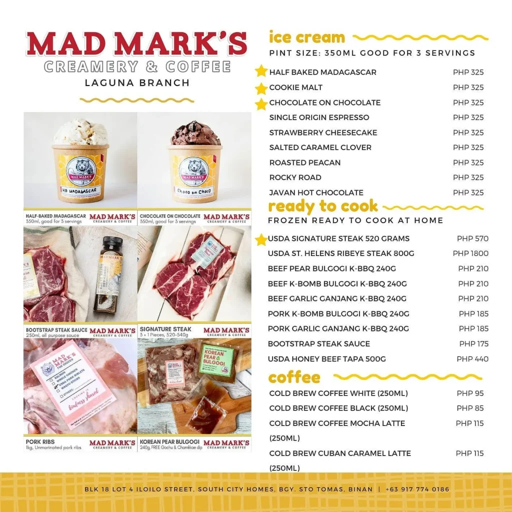 MAD MARK’S FROZEN FOOD