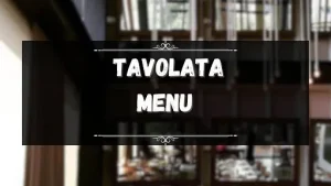 TAVOLATA MENU PHILIPPINES