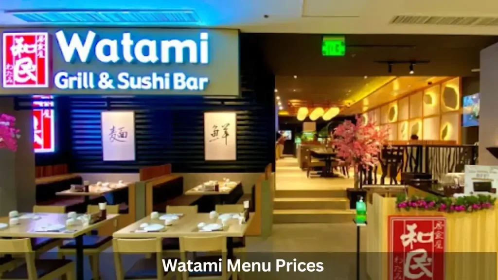 WATAMI MENU PHILIPPINES