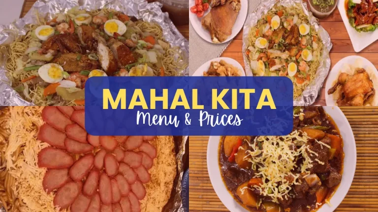 Mahal Kita menu Philippines