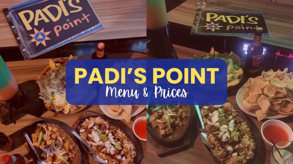 PADIS POINT MENU PHILIPPINES 