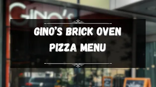 GINO'S MENU PHILIPPINES