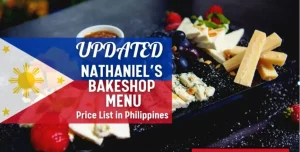 Nathaniel's Bakeshop menu Philippines