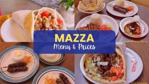 MAZZA MENU PHILIPPINES