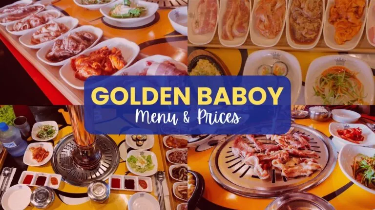 GOLDEN BABOY MENU PHILIPPINES