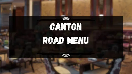 CANTTON ROAD MENU PHILIPPINES