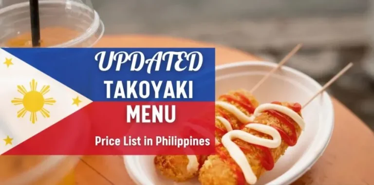 TAKOYAKI MENU PHILIPPINES