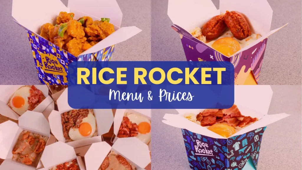 RICE ROCKET MENU PHILIPPINES 