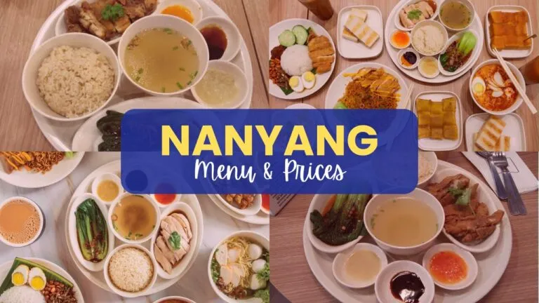 NANYANG MENU PHILIPPINES