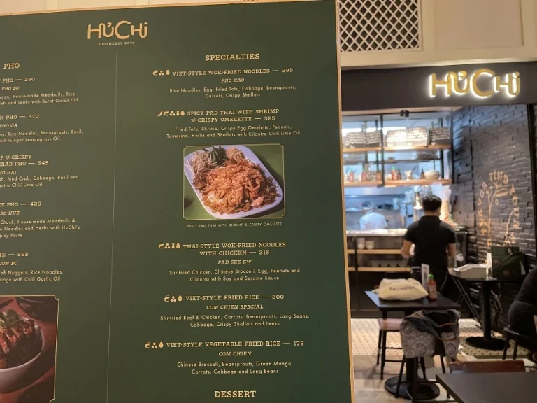 HUCHI MENU PHILIPPINES