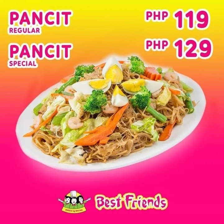 BEST FRIENDS PANCIT menu