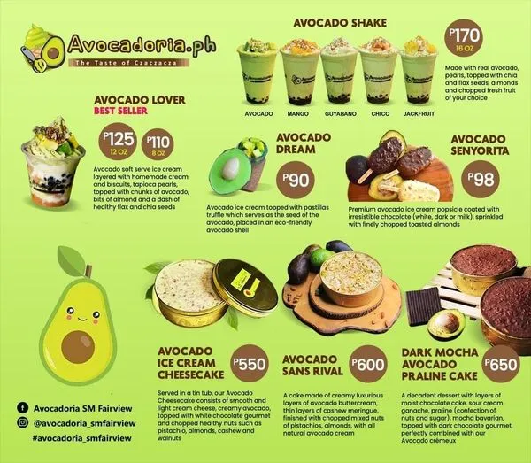 AVOCADORIA BEST SELLER PRICES