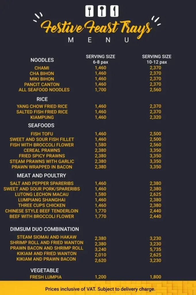 MANN HANN MENU NOODLES