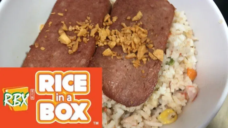 RICE IN A BOX COMBO MEAL MENU 