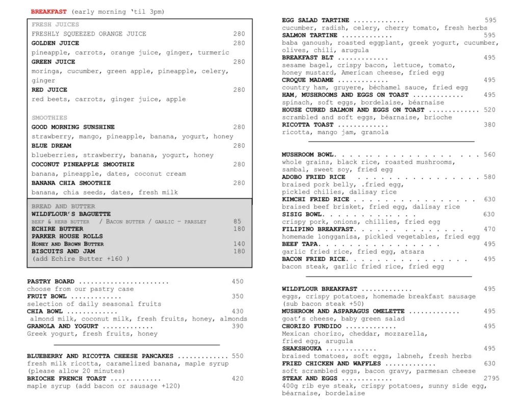 WILD FLOUR MENU BLD BUNDLES