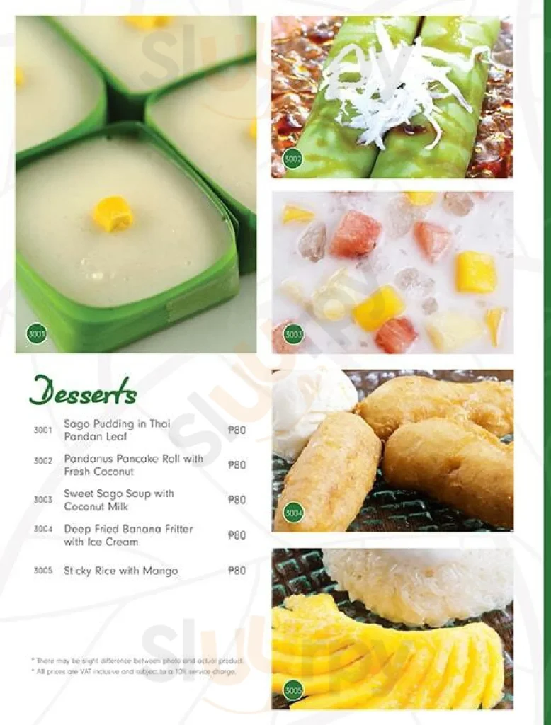 BANANA LEAF DESSERT PRICES