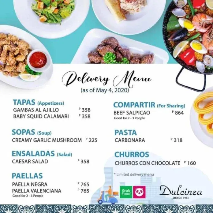 DULCINEA PAELLAS PRICES