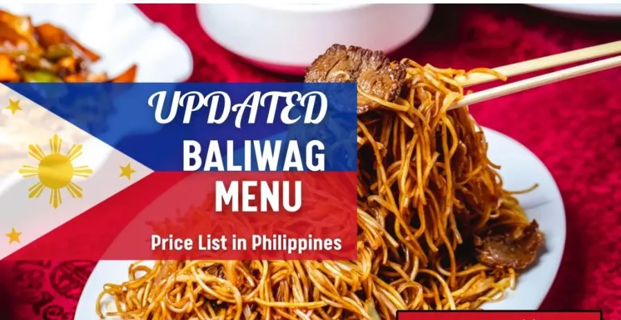 BALIWAG MENU PHILIPPINES