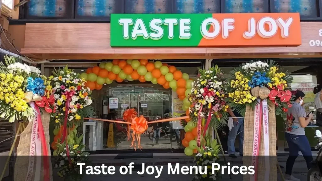 TASTE OF JOY MENU PHILIPPINES