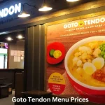 GOTO TENDON MENU PHILIPPINES