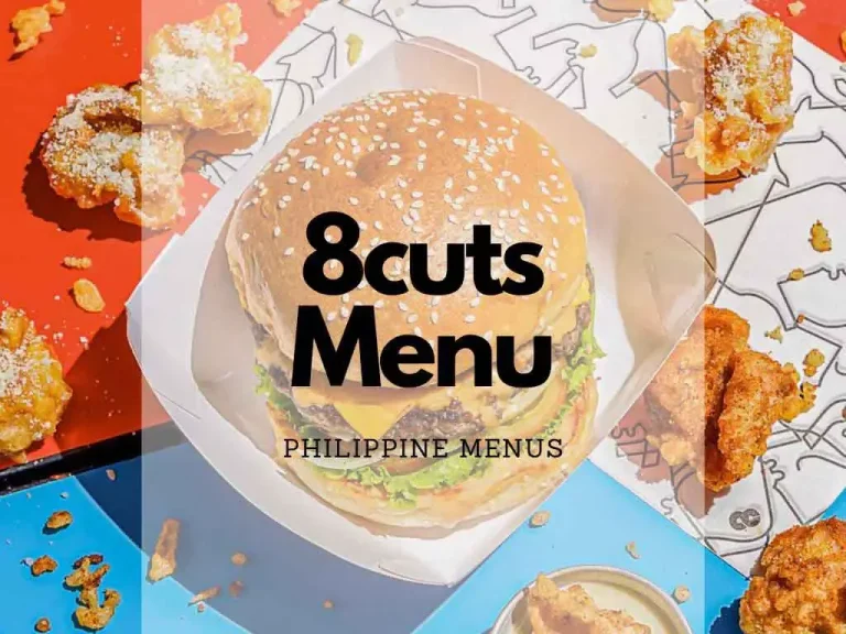 8 CUTS MENU PHILIPPINES