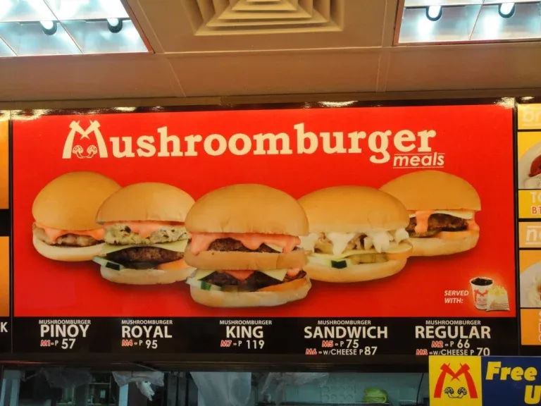 MUSHROOM BURGER MENU PHILIPPINES