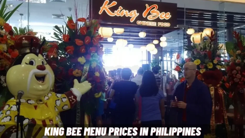 KING BEE MENU PHILIPPINES 